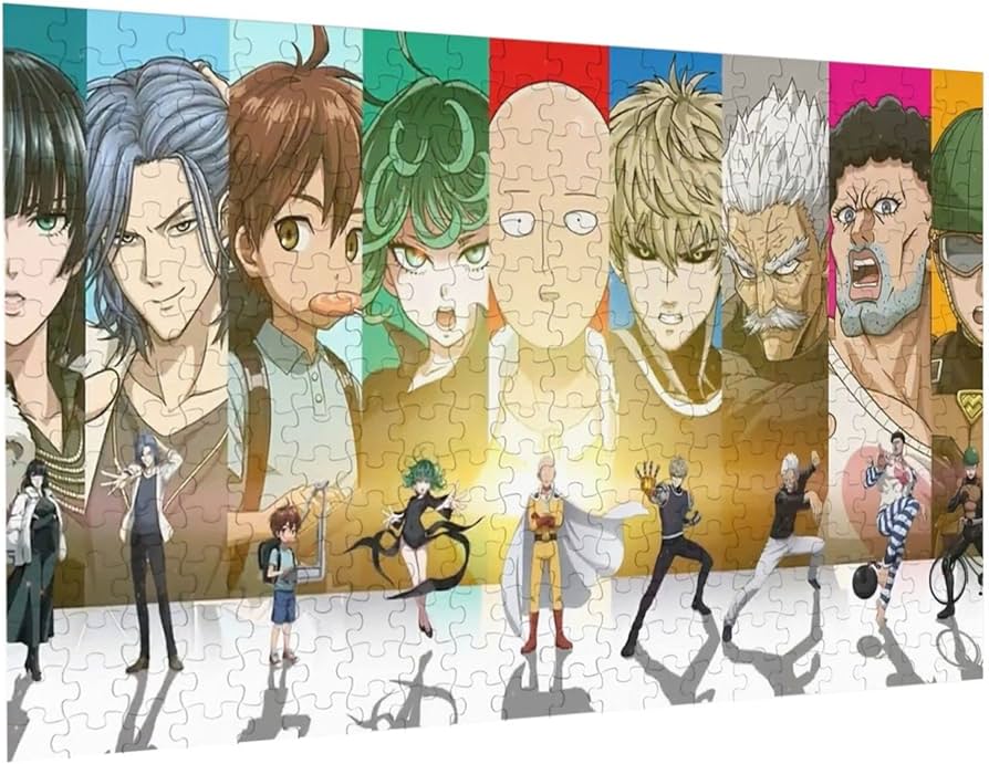 Amazon.co.jp: ワンパンマン 300ピースのジグソーパズル 家族で